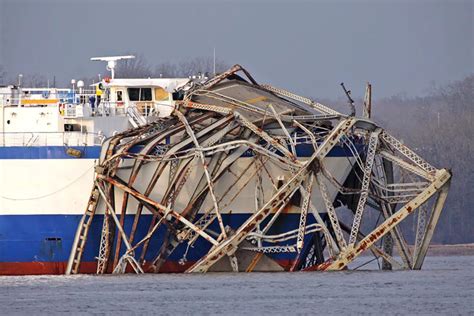 ship hits bridge in baltimore trending